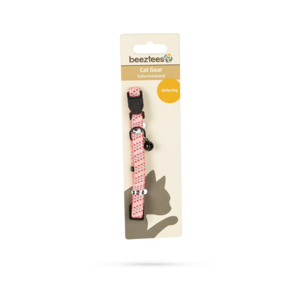 Katthalsband elastisk reflex Rosa Beeztees