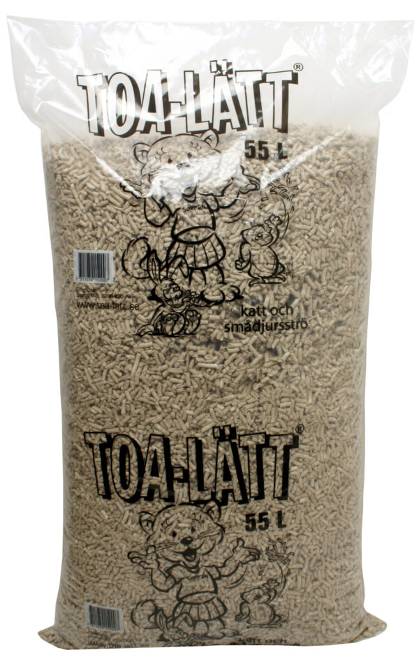 Toalätt kattströ papper 55L