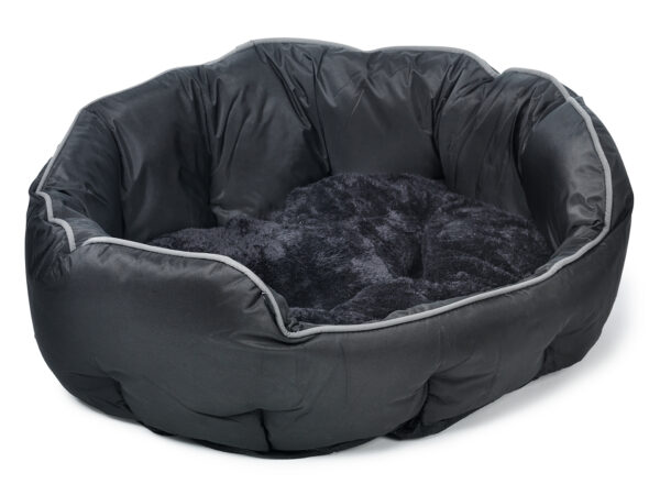 Buddy oval bädd svart S
