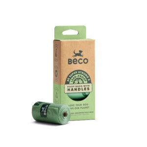 Bajspåse 60-pack (4X15st) med knythandtag Beco