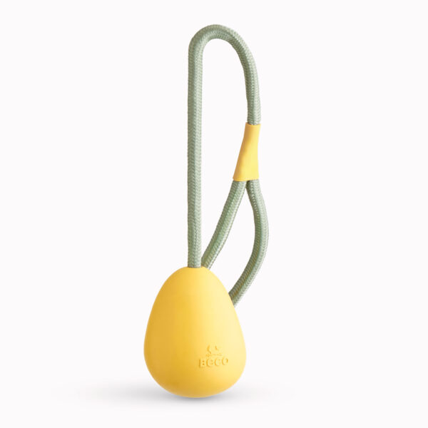 Hundleksak Slinger Pebble Gul Beco