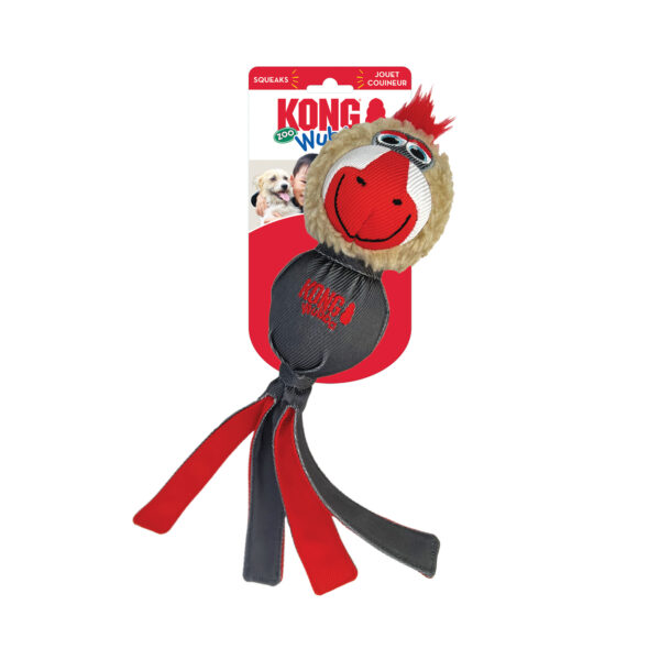 Hundleksak Wubba Zoo Mandrill KONG