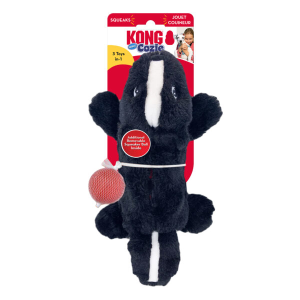 Hundleksak Cozie Pocketz Skunk Small KONG