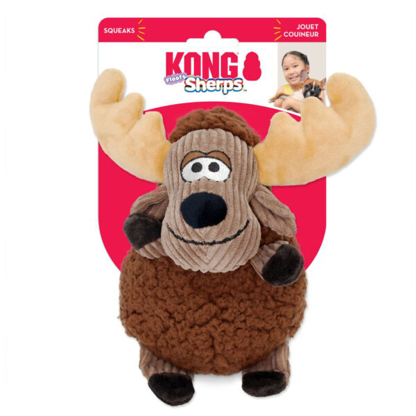 Hundleksak Sherps Floofs Moose KONG