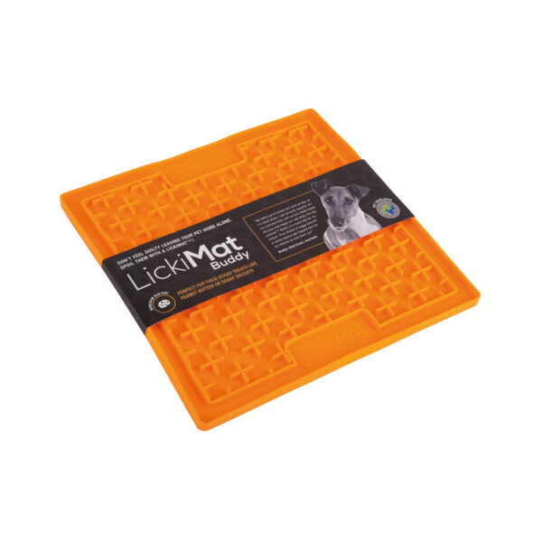 Lickimat Buddy large orange