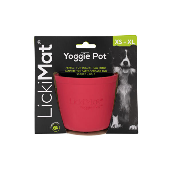 Lickimat Yoggie Pot rosa