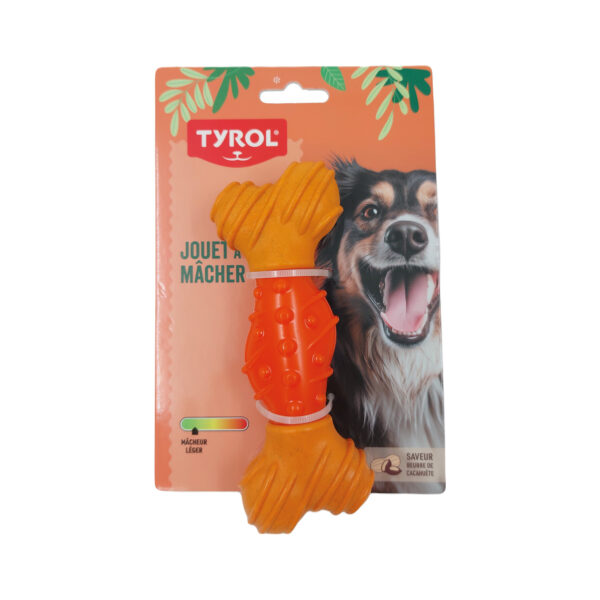 Hundtugg Ben av Bambu/Gummi Small Tyrol