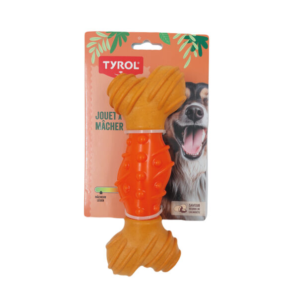 Hundtugg Ben av Bambu/Gummi Large Tyrol