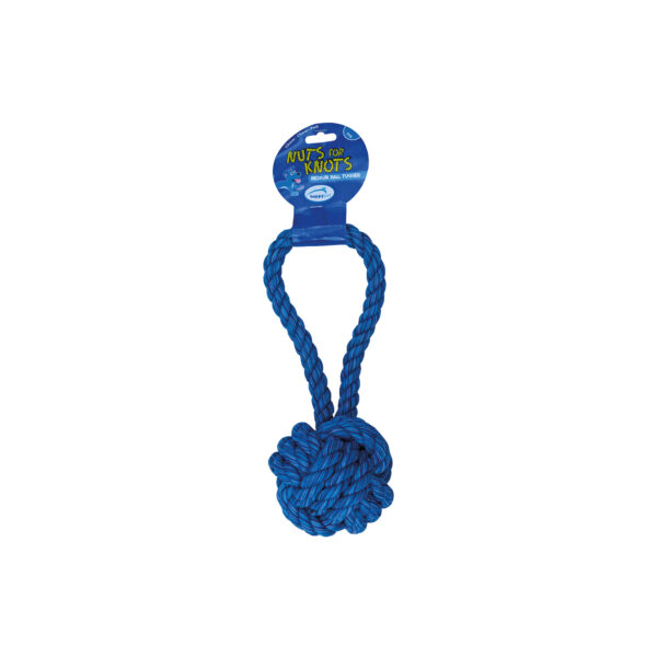 Flätad boll med handtag Medium Happypet