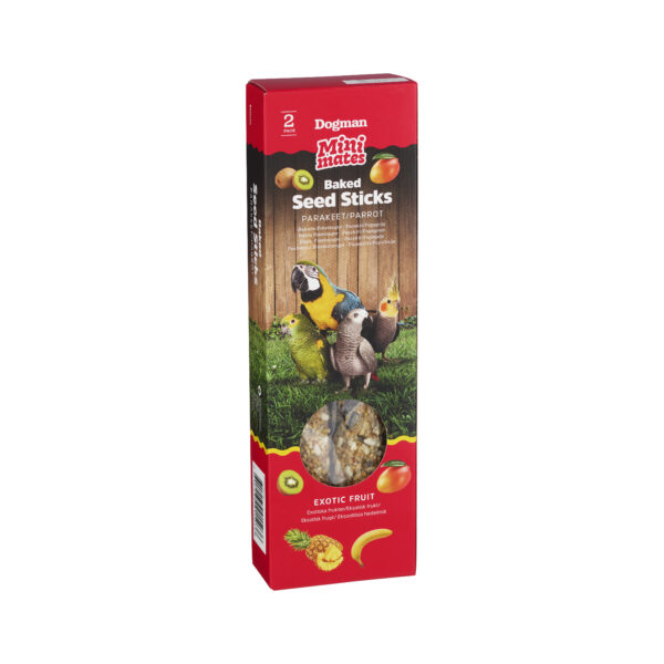 Dogman Mini Mates Fröstänger Parakit Papegoja 2-p