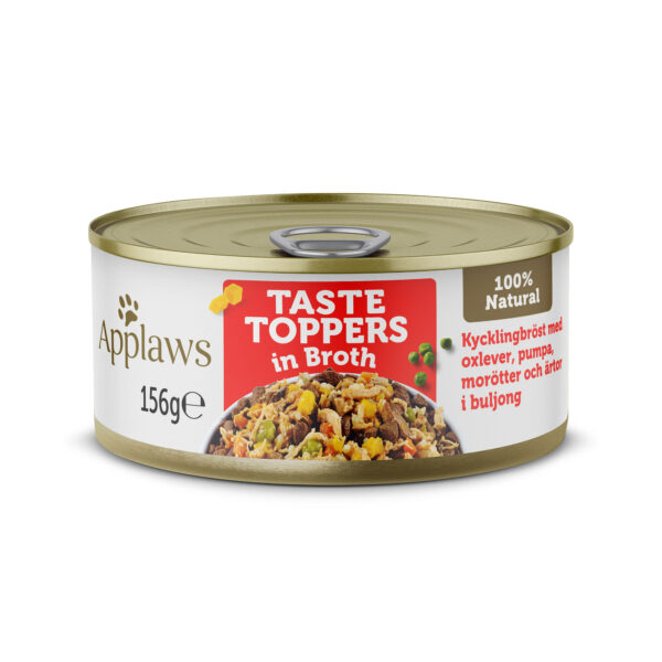Applaws hund konserv Chicken&Beefliver in broth
