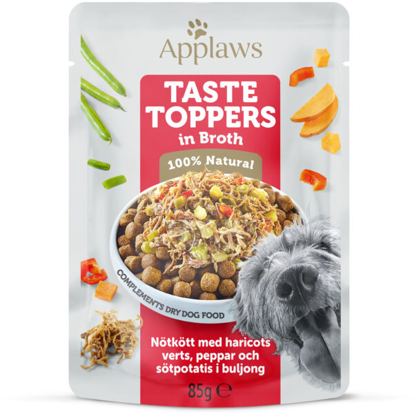 Applaws hund påse Beef&Green Beans in broth